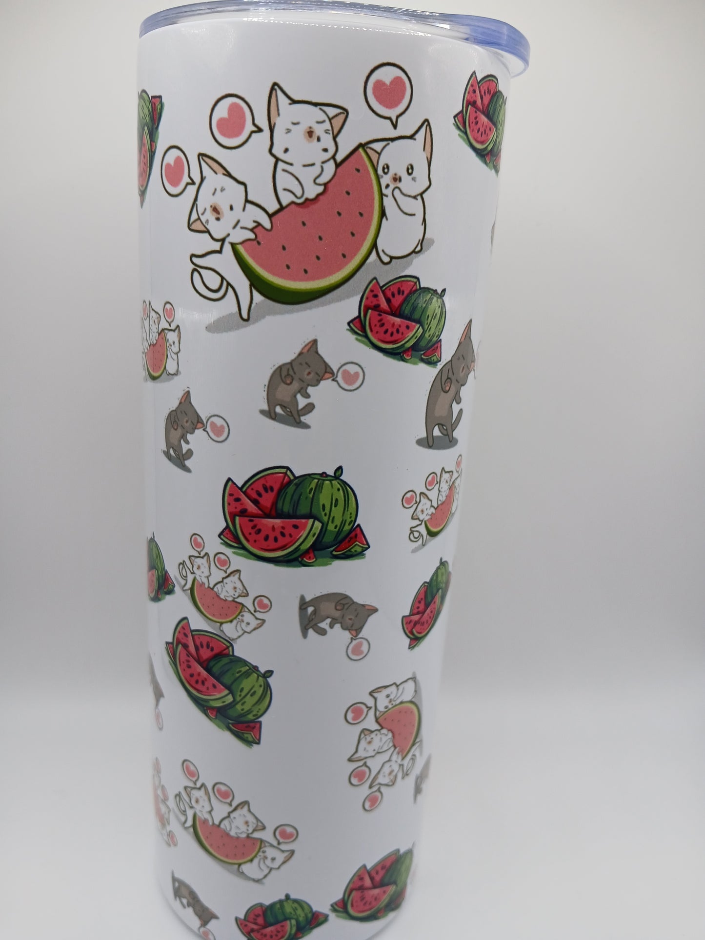 Watermelon Kitty Tumbler