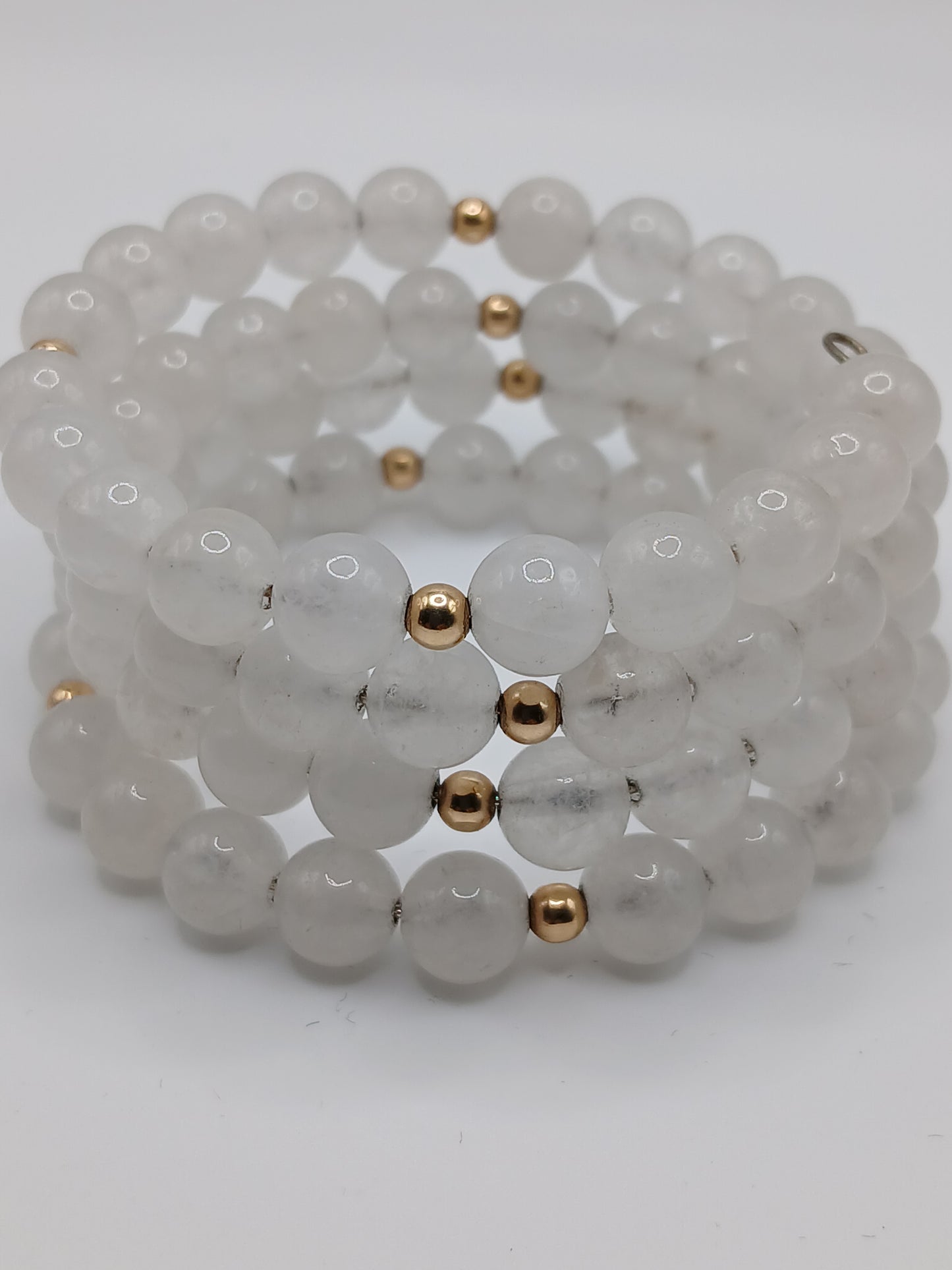Snow Quartz Wrap Bracelet
