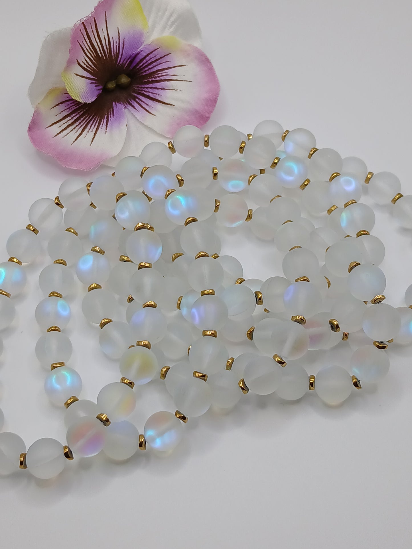 White Opal Stretch Bracelet