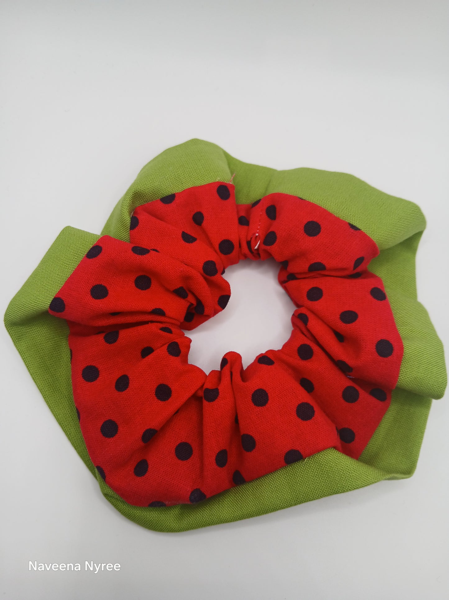 Watermelon scrunchie
