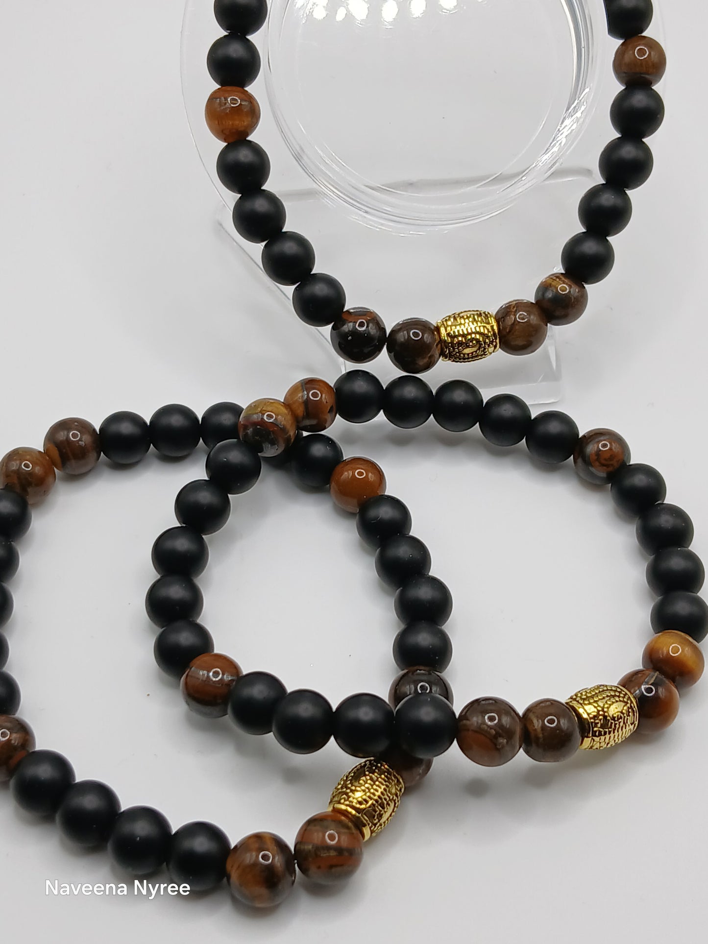 Tiger eye and Onyx