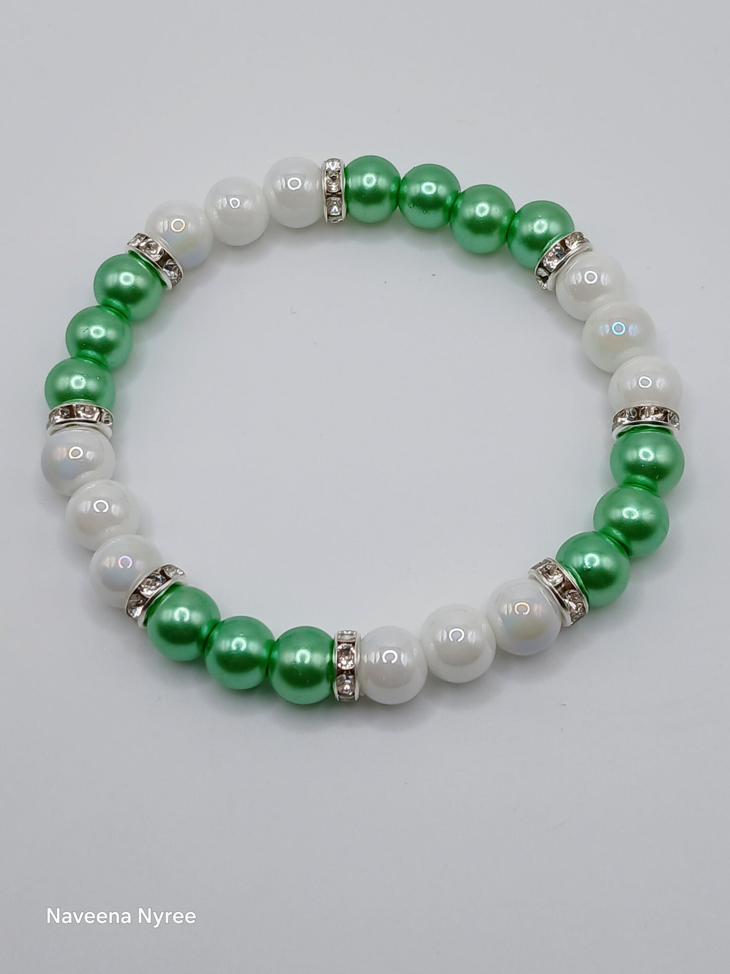 Glass pearl bracelets