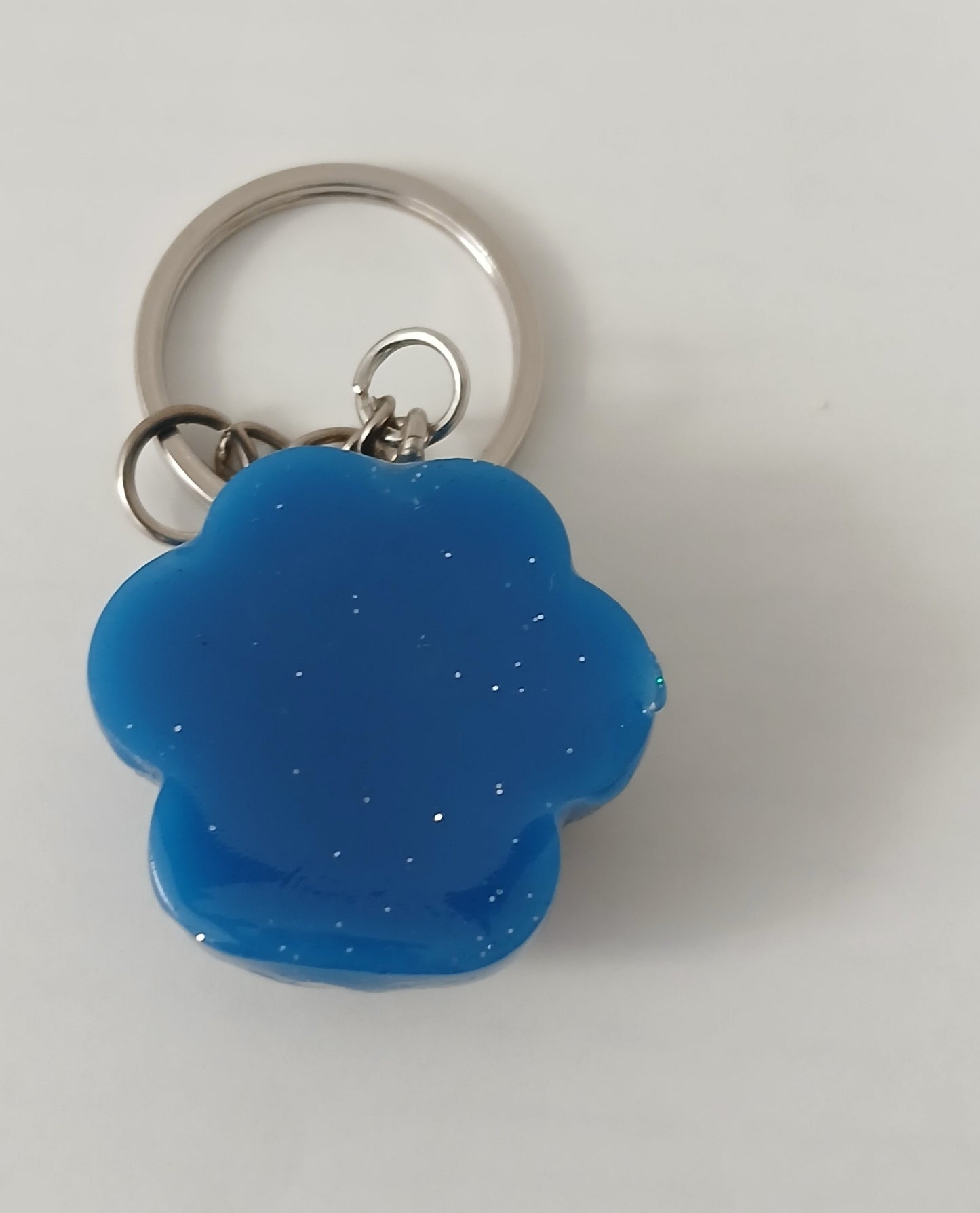Paw print keychain