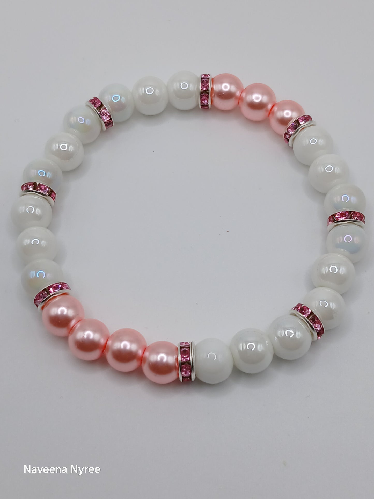 Glass pearl bracelets