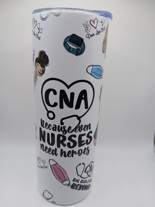 CNA Appreciation Tumbler| Gift of Gratitude: CNA Appreciation 24oz Tumbler