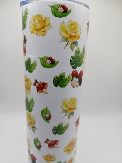 Lady Bugs and Roses
