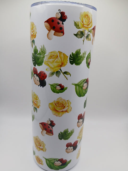Lady Bugs and Roses