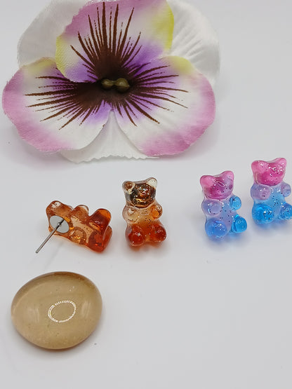 Gummy Bear Stud Earrings