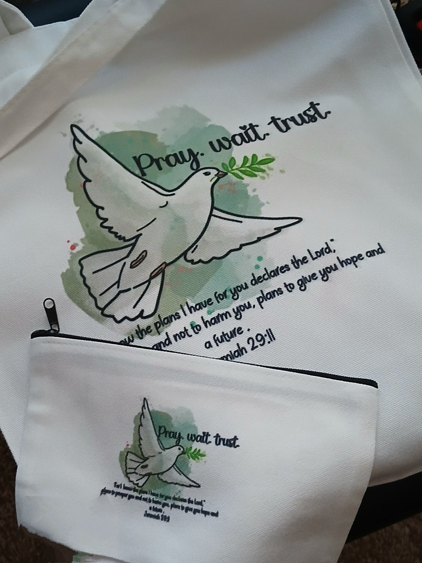 Jeremiah 29:11 tote bag