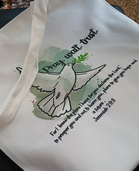 Jeremiah 29:11 tote bag