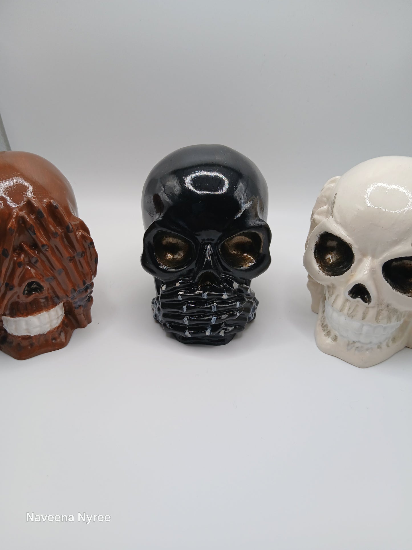 See, Hear, and Speak No Evil Skulls