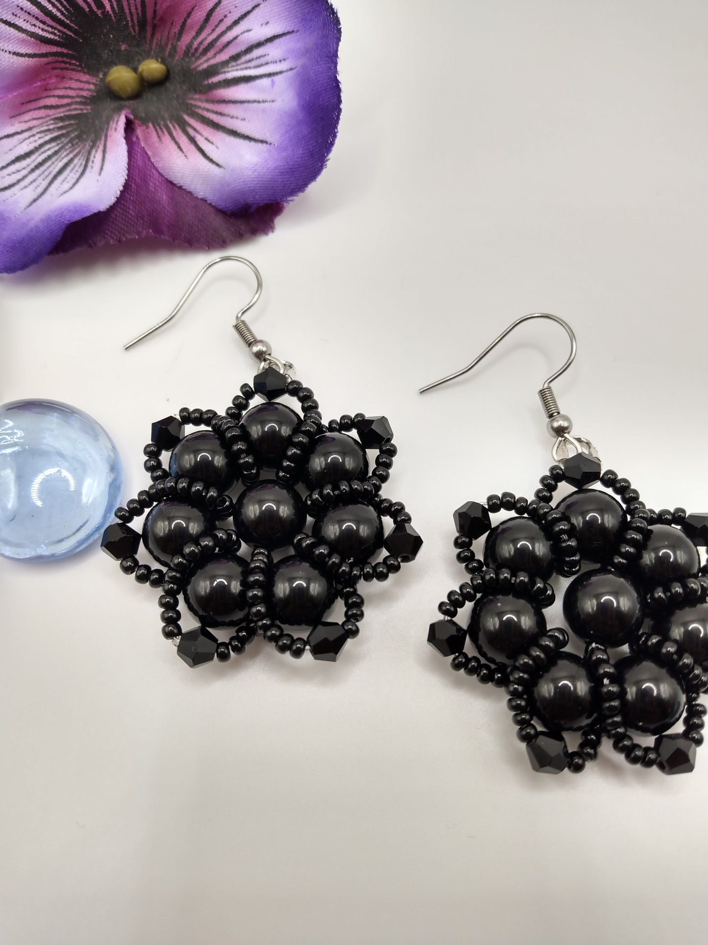 Floral Gemstone Earrings