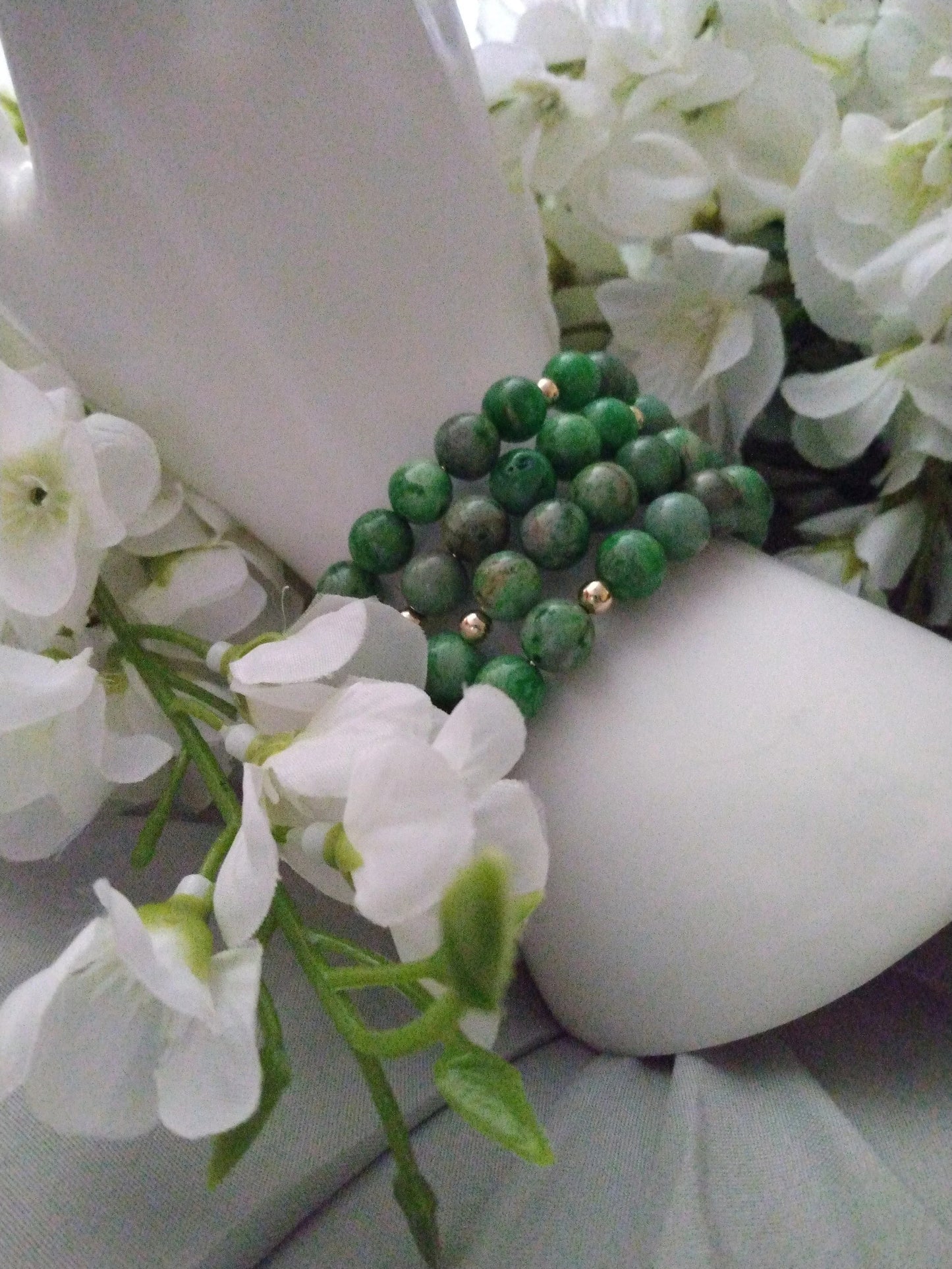 Crazy Agate wrap bracelet