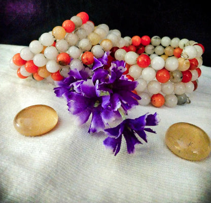 Multi gemstone wrap