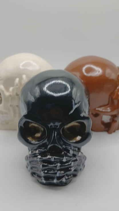 See, Hear, and Speak No Evil Skulls