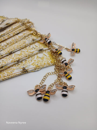 Fabric Bee bookmarks