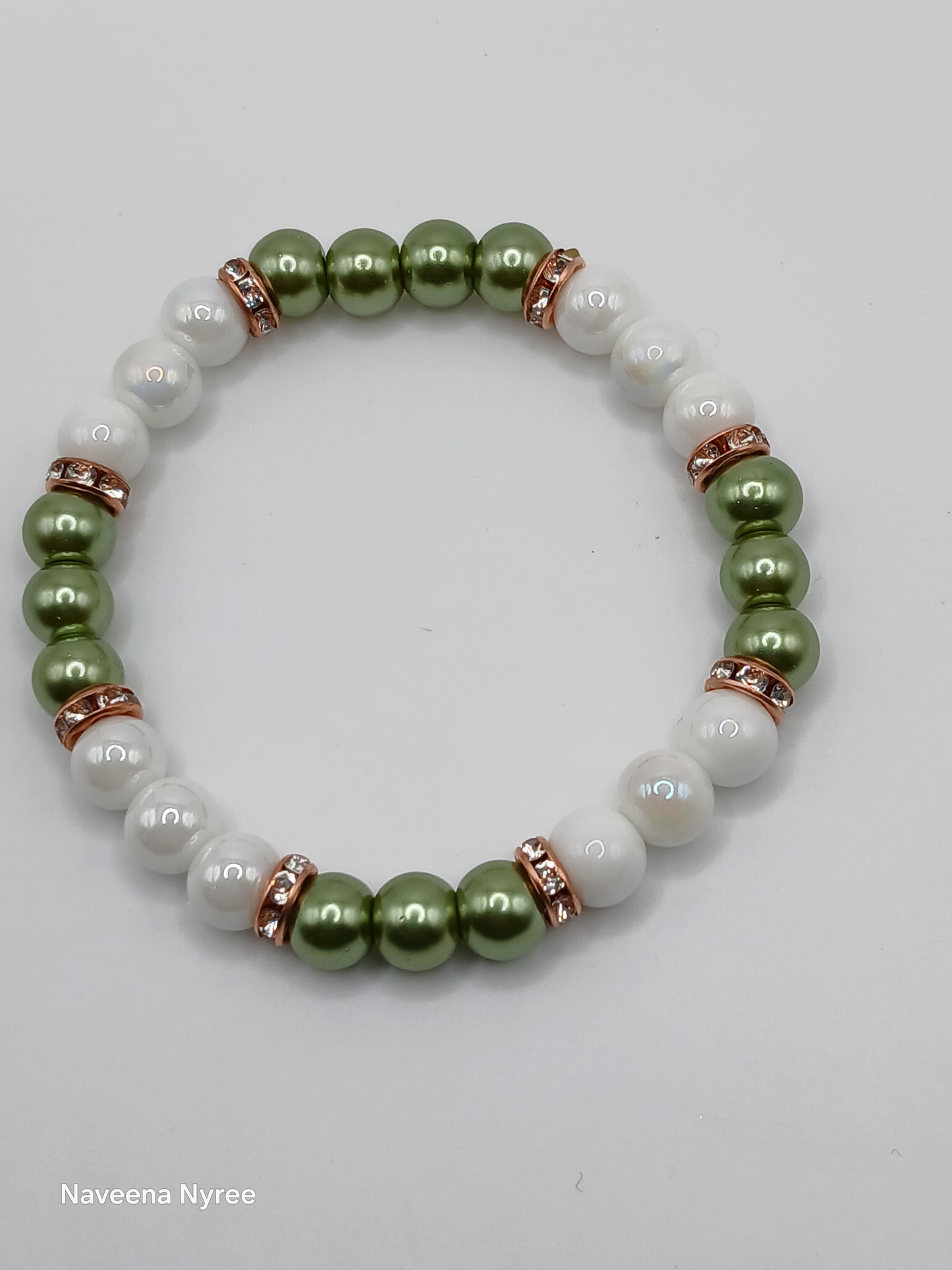 Glass pearl bracelets