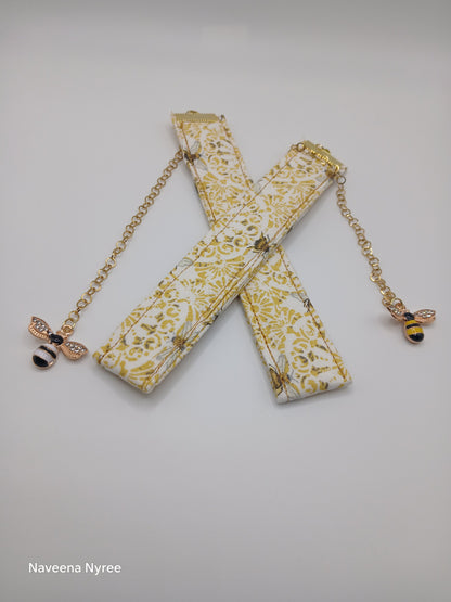 Fabric Bee bookmarks