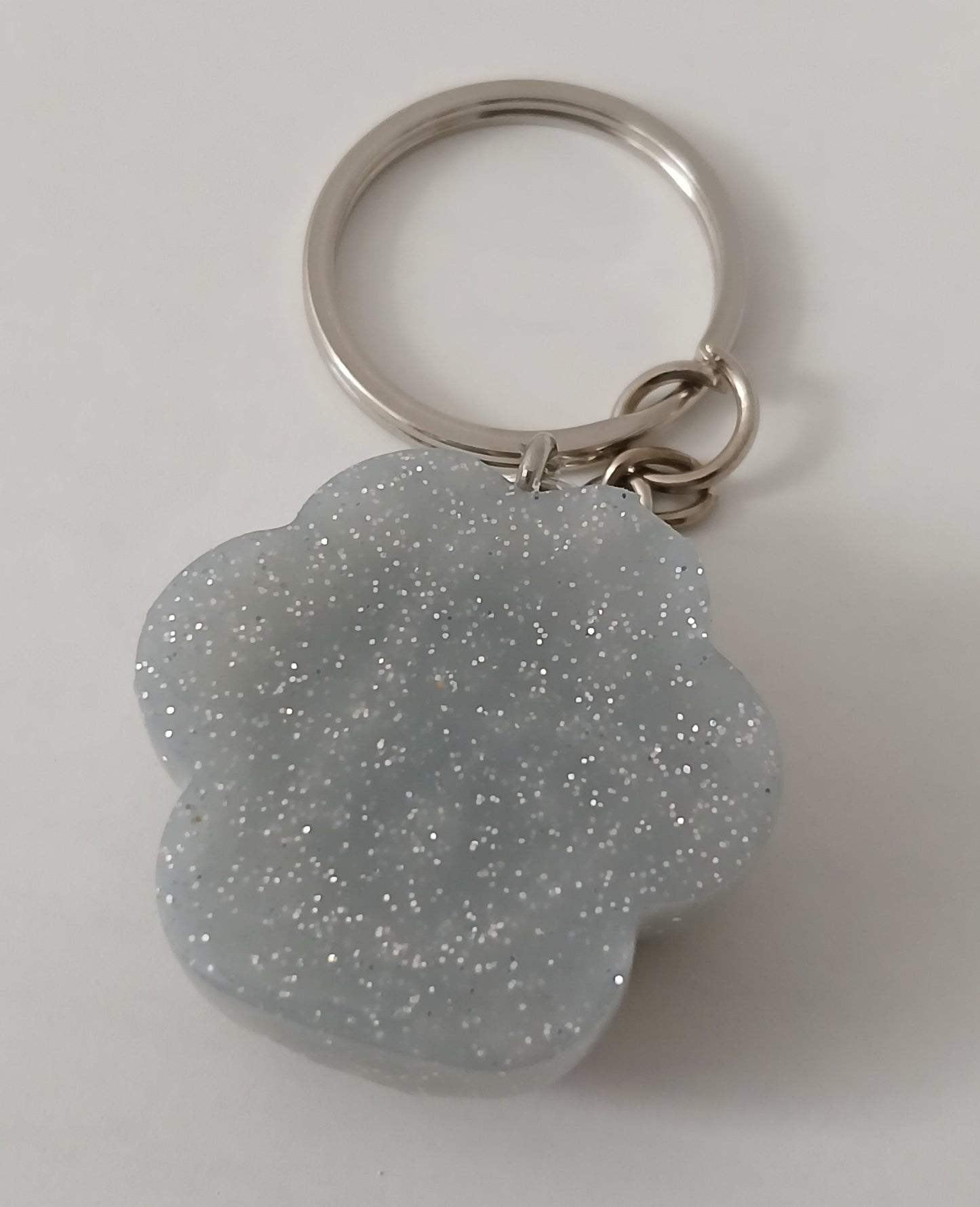 Paw print keychain