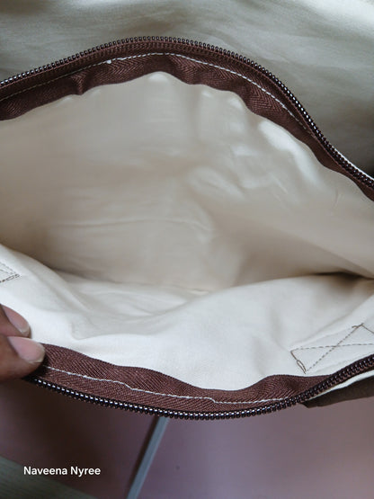 Large reversible tote