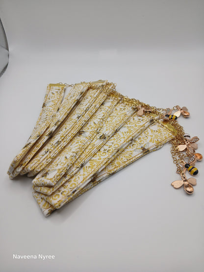 Fabric Bee bookmarks