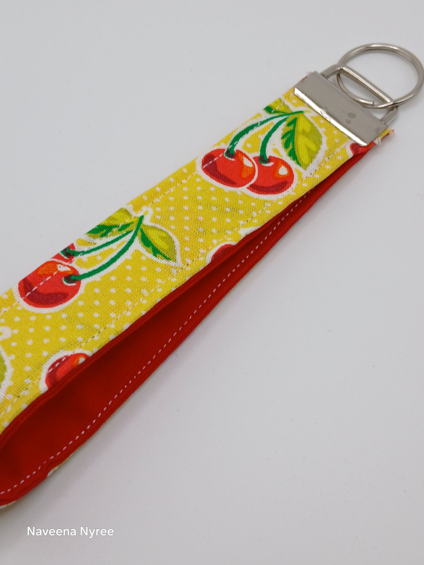 Cherry wristlet keyfob