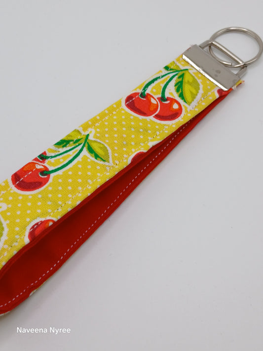 Cherry wristlet keyfob