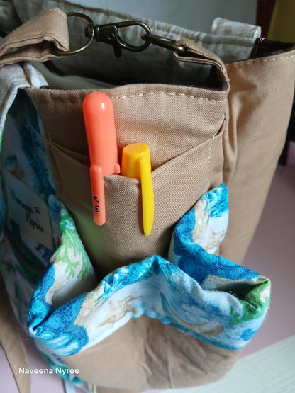 Large reversible tote