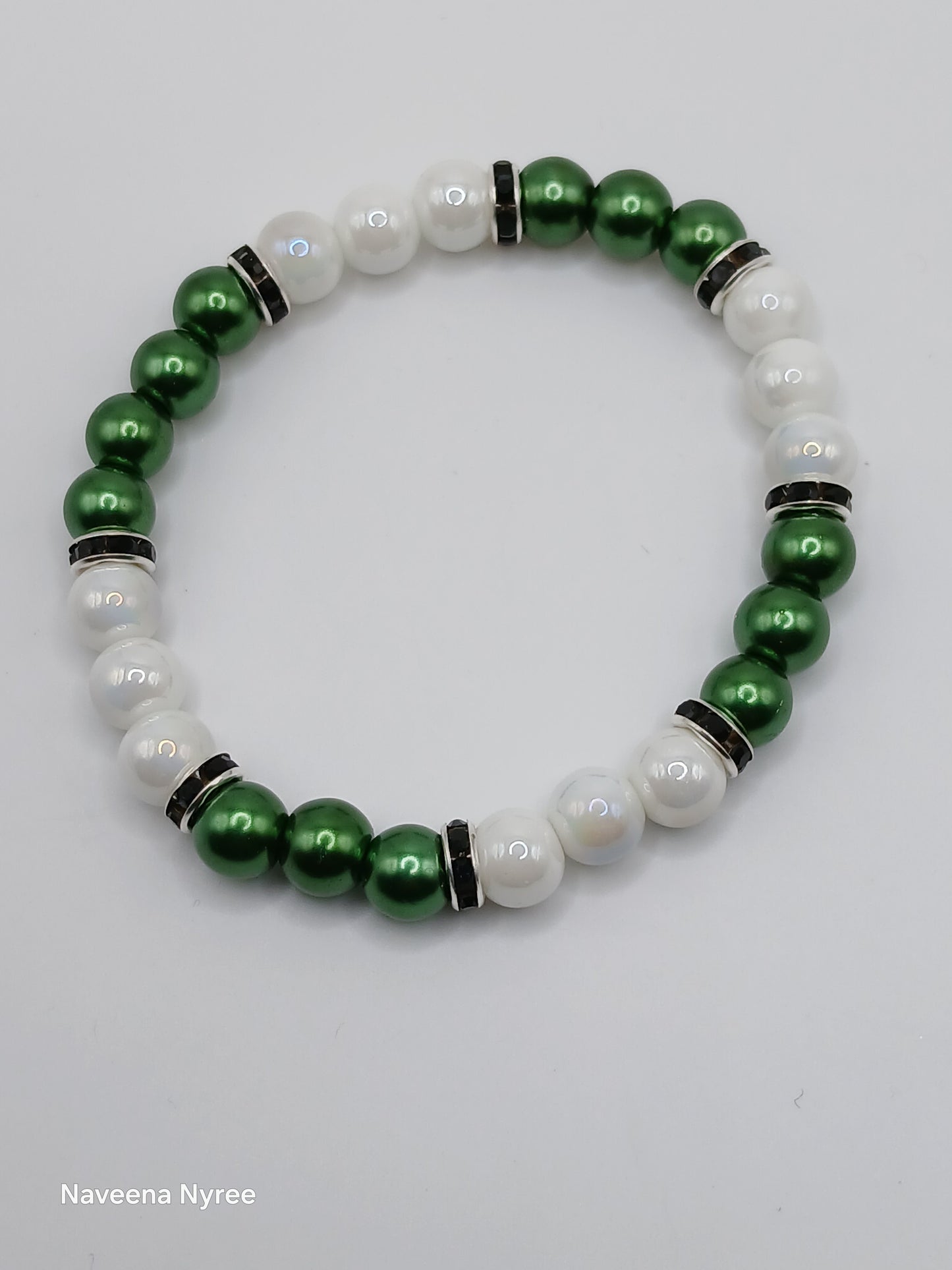 Glass pearl bracelets