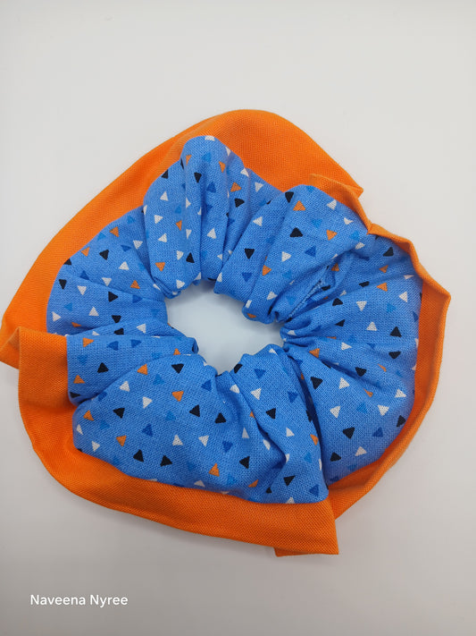 Orange Sprinkles hair scrunchie