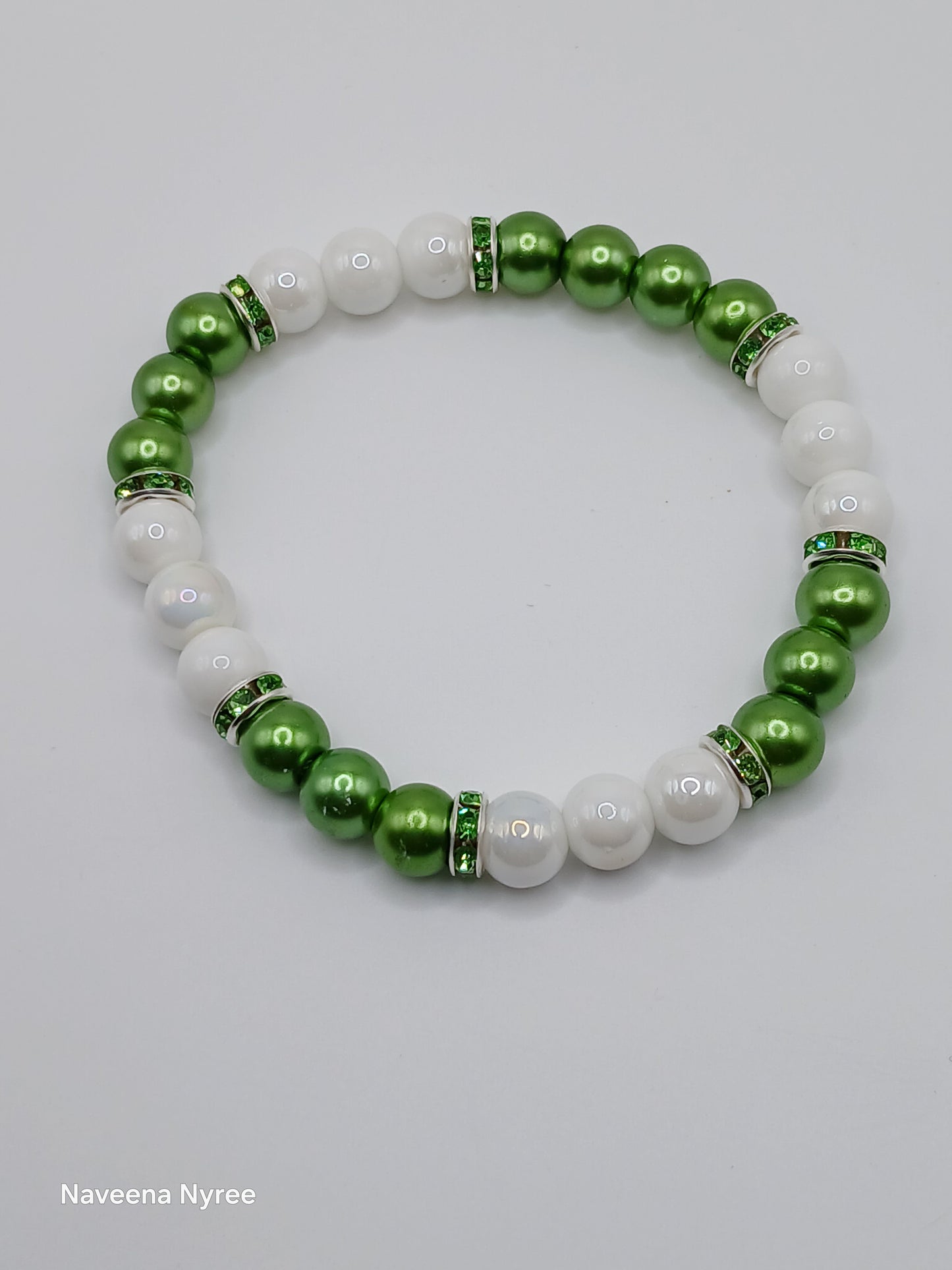 Glass pearl bracelets