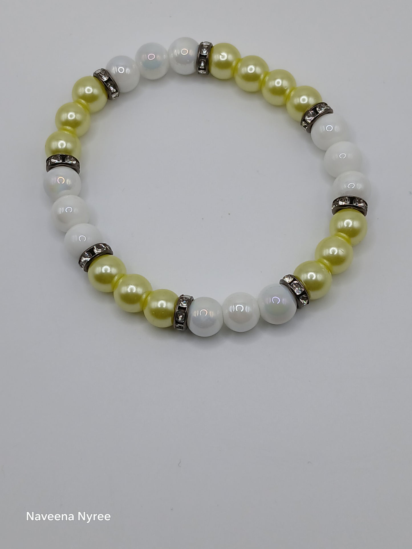 Glass pearl bracelets