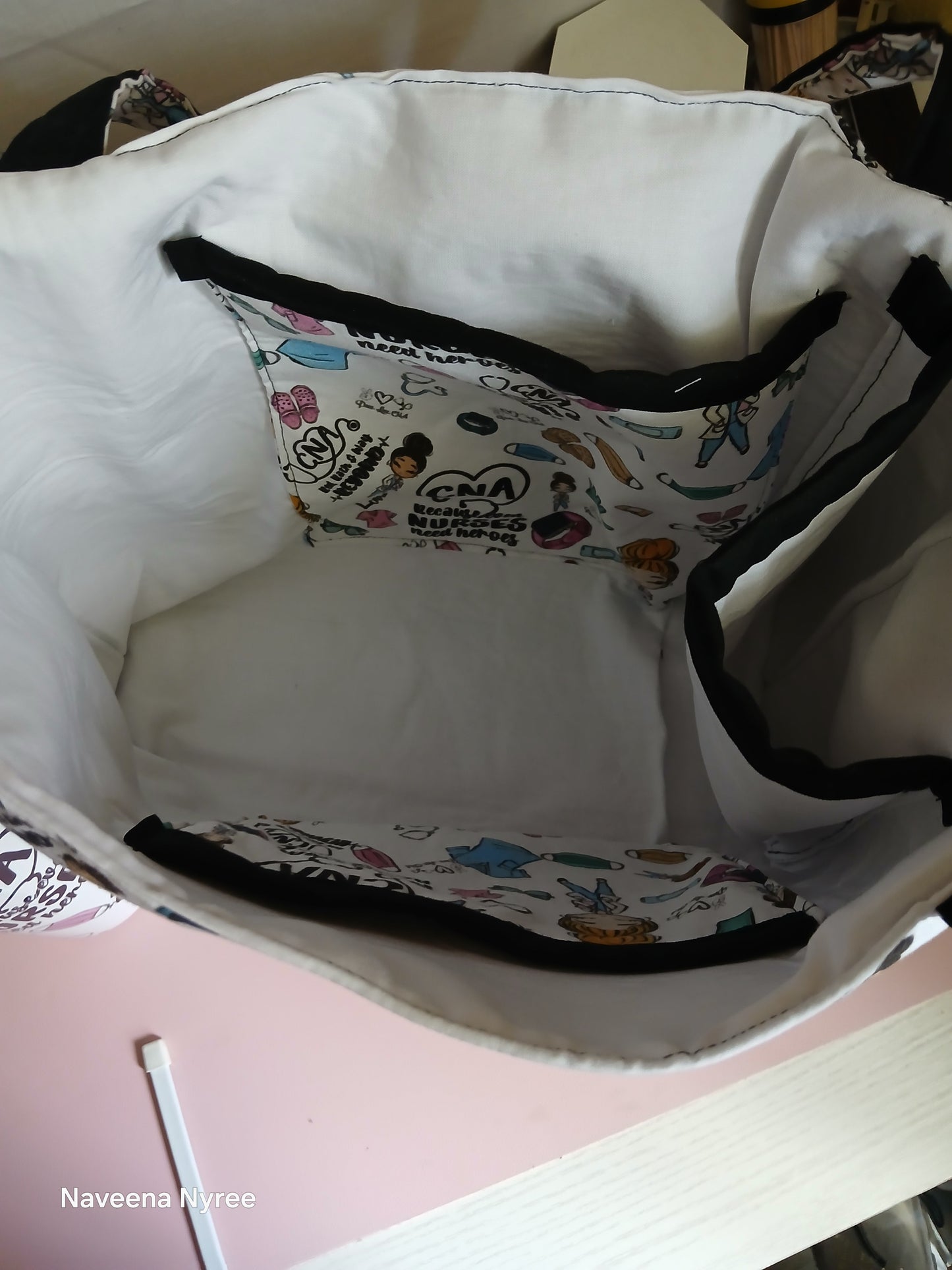 CNA tote bag with Matching cup