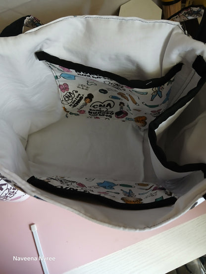 CNA tote bag with Matching cup