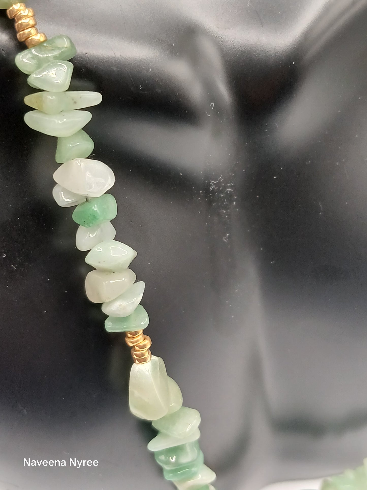 Gemstone chip necklace