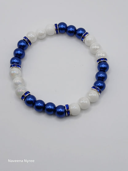 Glass pearl bracelets
