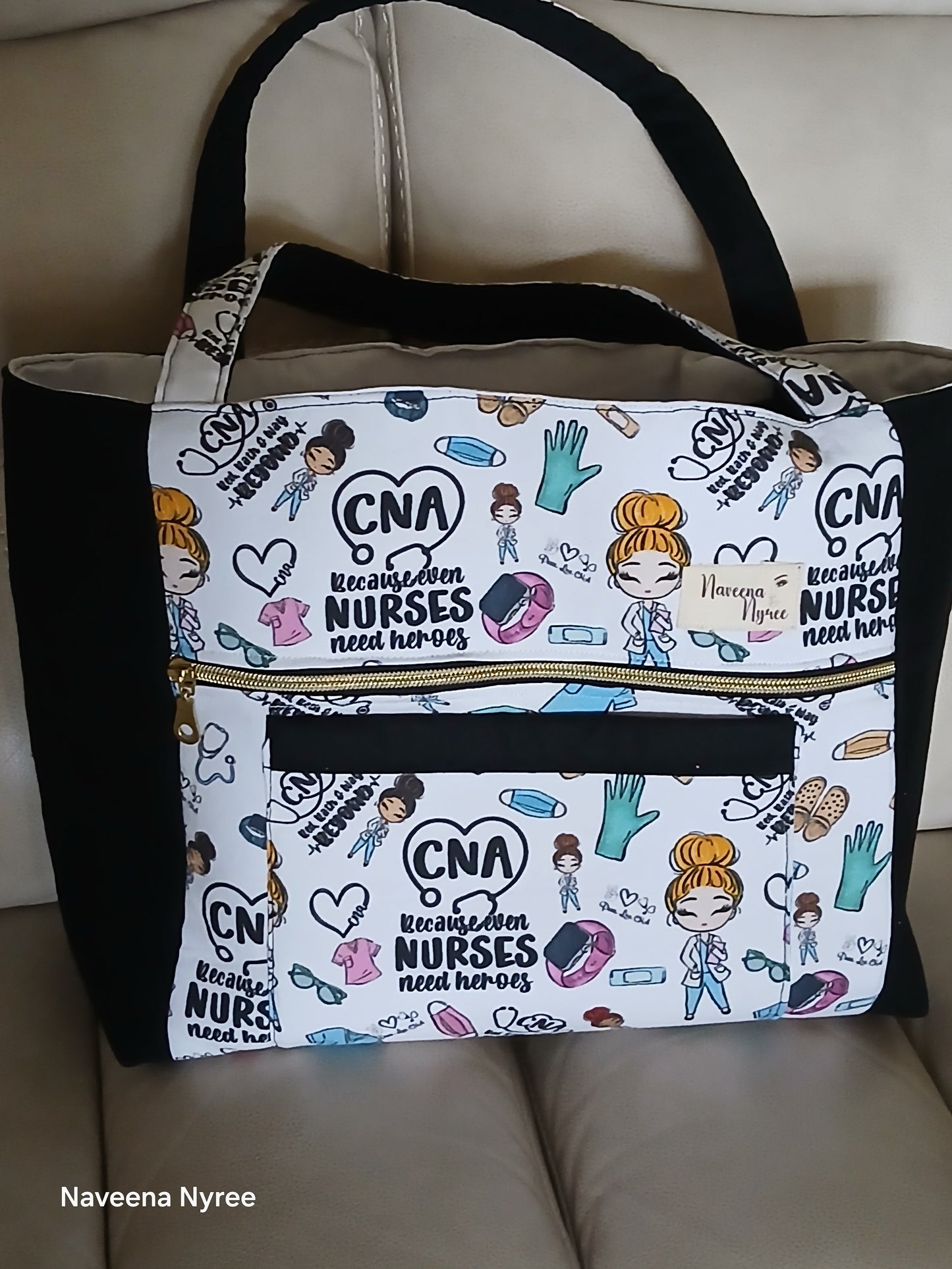 CNA tote bag with Matching cup